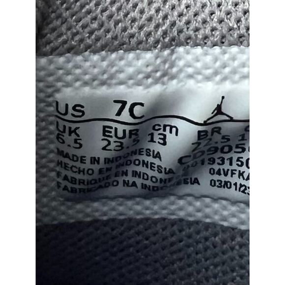 Kid Jordan Legacy 312 Low CD9055 Size 7C Black White Cement Grey Game Royal - Picture 7 of 8